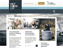Tablet Screenshot of detgodeliv.regionsyddanmark.dk
